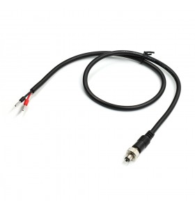 dc5.5*2.1mm male with screw to Tube type terminal cable 